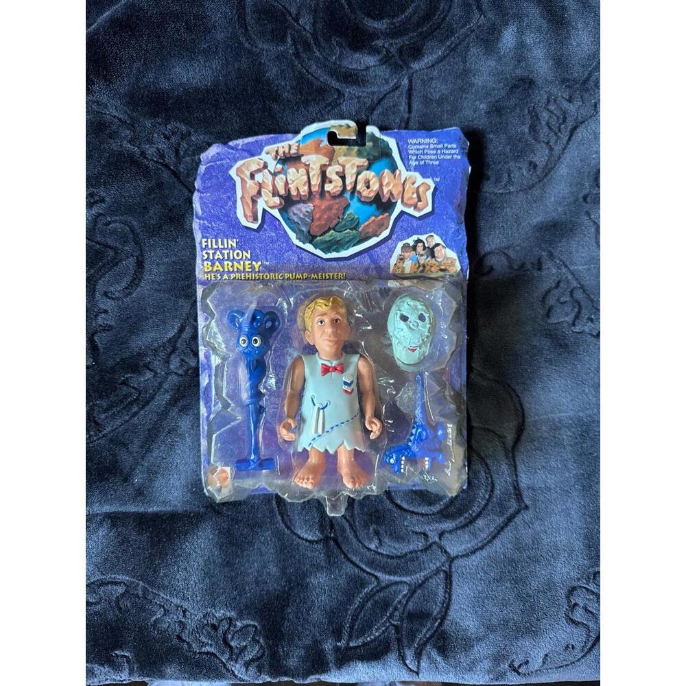 Fillin' Station Barney The Flintstones Action Figure 1993 Mattel NEW